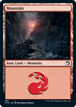 Mountain (383) - Innistrad: Midnight Hunt - L - 383