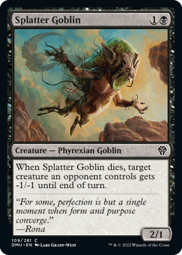 Splatter Goblin - Dominaria United - C - 109