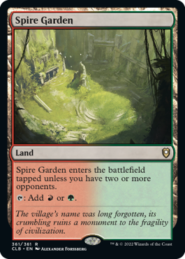 Spire Garden - Commander Legends: Battle for Baldur's Gate - R - 361