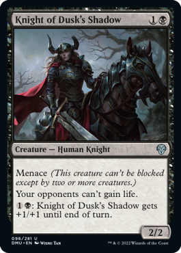 Knight of Dusk's Shadow - Dominaria United - U - 96