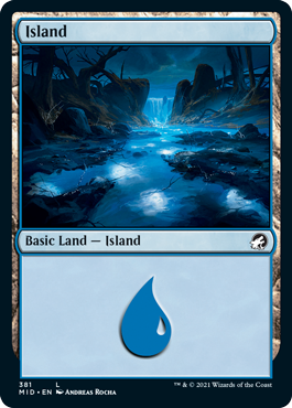 Island (381) - Innistrad: Midnight Hunt - L - 381