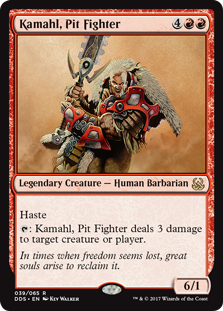 Kamahl, Pit Fighter - Duel Decks: Mind vs. Might - R - 39