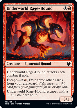 Underworld Rage-Hound - Theros Beyond Death - C - 163