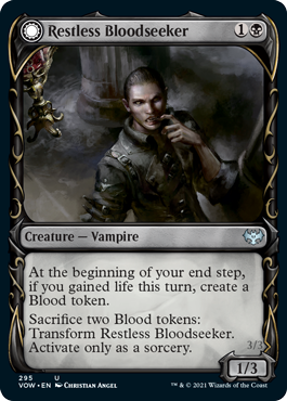Restless Bloodseeker (Showcase) - Innistrad: Crimson Vow - U - 295