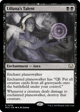 Liliana's Talent - Commander: March of the Machine - R - 76