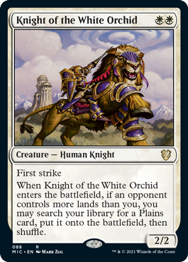 Knight of the White Orchid - Commander: Innistrad: Midnight Hunt - R - 88