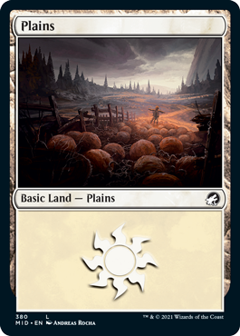 Plains (380) - Innistrad: Midnight Hunt - L - 380
