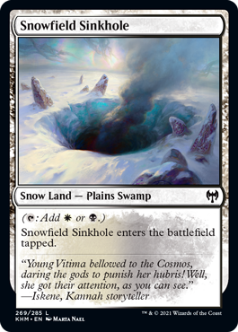 Snowfield Sinkhole - Kaldheim - L - 269