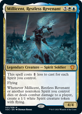 Millicent, Restless Revenant - Commander: Innistrad: Crimson Vow - M - 1