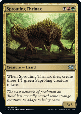 Sprouting Thrinax - Double Masters 2022 - U - 278