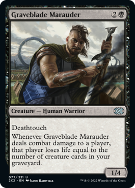 Graveblade Marauder - Double Masters 2022 - U - 77