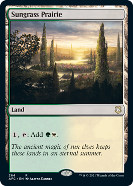 Sungrass Prairie - Commander: Adventures in the Forgotten Realms - R - 264