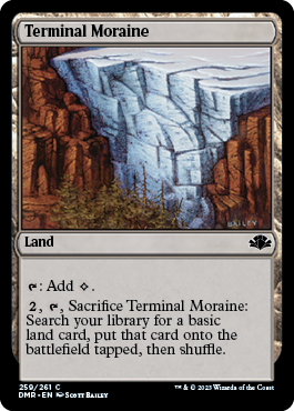 Terminal Moraine - Dominaria Remastered - C - 259