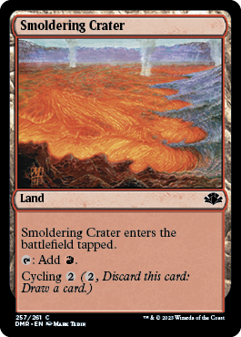 Smoldering Crater - Dominaria Remastered - C - 257