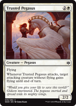 Trusted Pegasus - War of the Spark - C - 36
