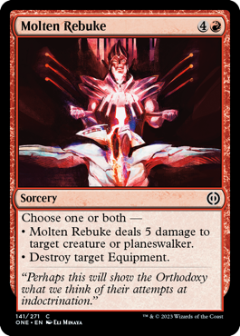 Molten Rebuke - Phyrexia: All Will Be One - C - 141
