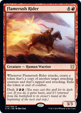 Flamerush Rider - Commander 2019 - R - 143