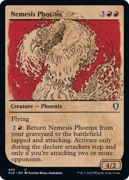 Nemesis Phoenix (Showcase) - Commander Legends: Battle for Baldur's Gate - U - 403