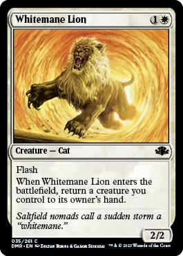 Whitemane Lion - Dominaria Remastered - C - 35