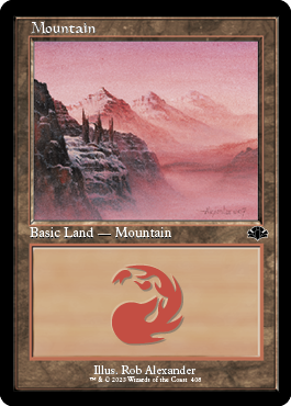 Mountain (408) (Retro Frame) - Dominaria Remastered - L - 408