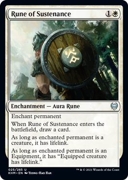 Rune of Sustenance - Kaldheim - U - 25