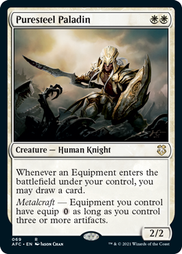 Puresteel Paladin - Commander: Adventures in the Forgotten Realms - R - 69