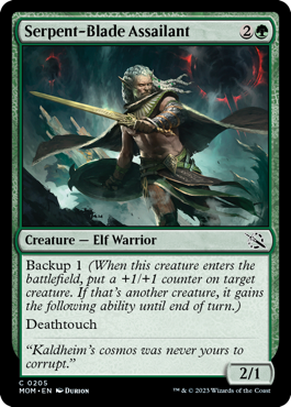 Serpent-Blade Assailant - March of the Machine - C - 205