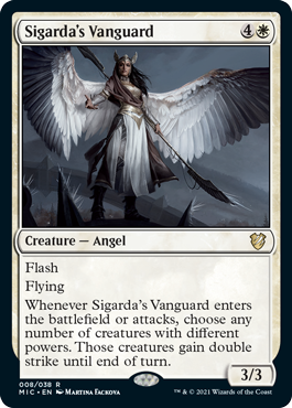 Sigarda's Vanguard - Commander: Innistrad: Midnight Hunt - R - 8