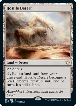 Hostile Desert - Commander 2020 - R - 281