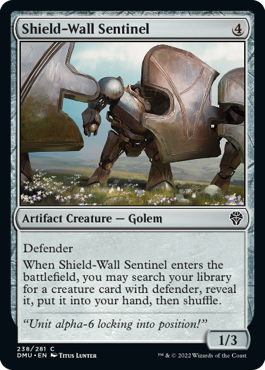 Shield-Wall Sentinel - Dominaria United - C - 238