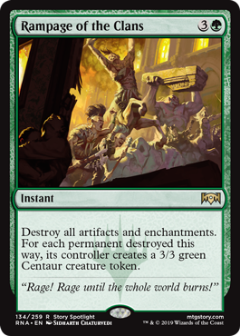 Rampage of the Clans - Ravnica Allegiance - R - 134