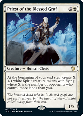 Priest of the Blessed Graf - Commander: Innistrad: Crimson Vow - R - 7