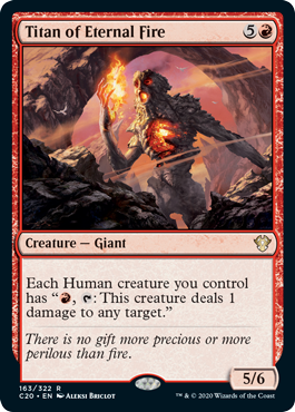 Titan of Eternal Fire - Commander 2020 - R - 163