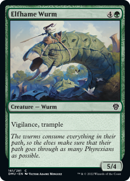 Elfhame Wurm - Dominaria United - C - 161