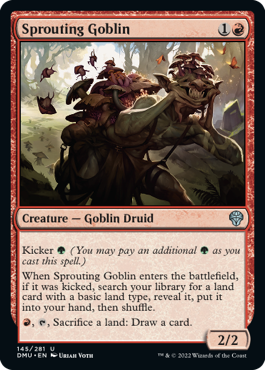 Sprouting Goblin - Dominaria United - U - 145