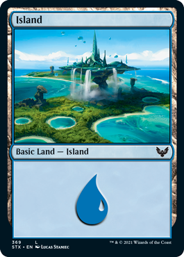 Island (369) - Strixhaven: School of Mages - L - 369