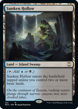 Sunken Hollow - Commander: Streets of New Capenna - R - 431