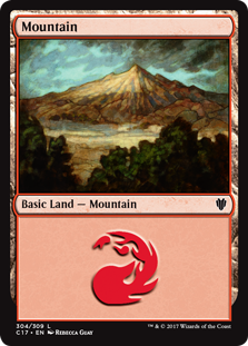 Mountain (304) - Commander 2017 - L - 304