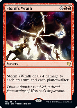 Storm's Wrath - Theros Beyond Death - R - 157