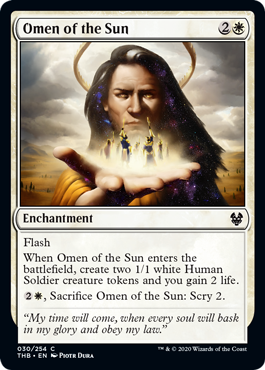 Omen of the Sun - Theros Beyond Death - C - 30