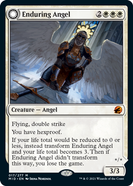 Enduring Angel - Innistrad: Midnight Hunt - M - 17