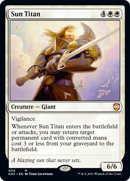 Sun Titan - Commander: Kaldheim - M - 34
