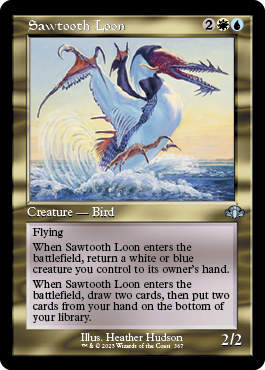 Sawtooth Loon (Retro Frame) - Dominaria Remastered - U - 367