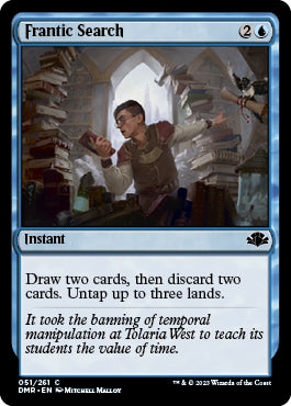 Frantic Search - Dominaria Remastered - C - 51