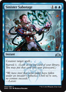 Sinister Sabotage - Guilds of Ravnica - U - 54