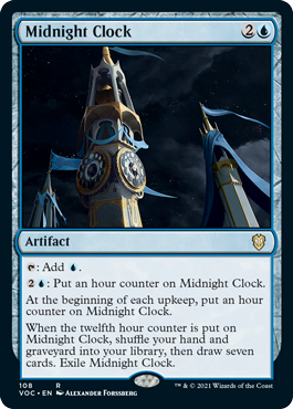 Midnight Clock - Commander: Innistrad: Crimson Vow - R - 108
