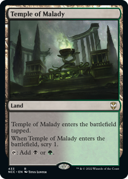 Temple of Malady - Commander: Streets of New Capenna - R - 433