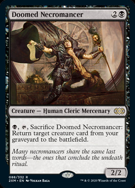 Doomed Necromancer - Double Masters - R - 88