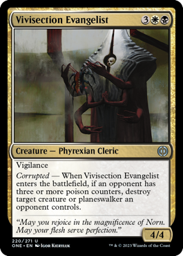 Vivisection Evangelist - Phyrexia: All Will Be One - U - 220