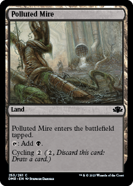Polluted Mire - Dominaria Remastered - C - 253
